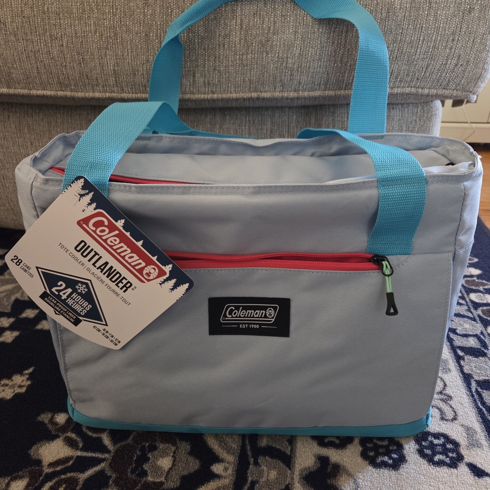 Coleman Outlander Soft Cooler with Blue Accents